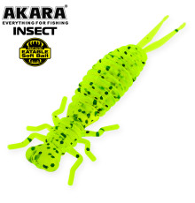 Силиконовые приманки Akara Eatable Insect 35 мм, цвет #418, 8 шт.