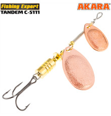 Блесна вертушка Akara Tandem №4/2 (10 гр) цвет Cu153