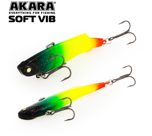 Воблер раттлин Akara Soft Vib 75 S (цвет A21)