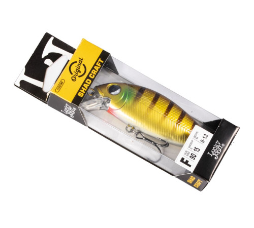 Воблер Lucky John Original SHAD CRAFT 90F, цвет A010