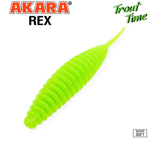 Силиконовые приманки Akara Trout Time REX 2.5 Shrimp, форелевая, 63,5 мм, цвет #452, 10 шт.