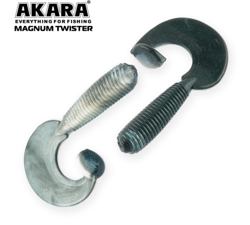 Силиконовые приманки Akara Magnum Twister 20 мм, цвет #15, 8 шт.