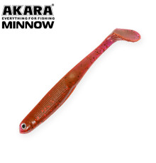 Силиконовые приманки Akara Minnow 100 мм,  цвет #413, 3 шт.