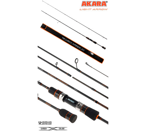 Спиннинг Akara Light Arrow UL 1.95м, 0.8-6гр