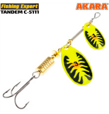 Блесна вертушка Akara Tandem №4/2 (10 гр) цвет 199
