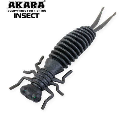 Силиконовые приманки Akara Insect 35 мм, цвет #422, 8 шт.