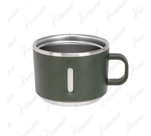 Термос (T-KD-7030-0.7) 700ML хаки (пробка-ситечко, крышка-кружка, ремешок) TONAR
