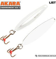 Блесна зимняя Akara Tournament Ice List, 2,5 гр цвет Sil