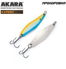 Блесна колеблющаяся Akara Expert Прохоровка 80 (25 гр) цвет 1/Sil