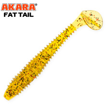 Силиконовые приманки Akara Fat Tail 96 мм,  цвет #K002, 4 шт.