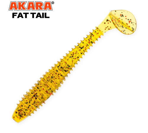 Силиконовые приманки Akara Fat Tail 96 мм,  цвет #K002, 4 шт.