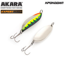 Блесна колеблющаяся Akara Expert Крокодил 70 (15 гр) цвет 18/SIL
