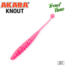 Силиконовые приманки Akara Trout Time KNOUT 2.5 Cheese, форелевая, 63,5 мм, цвет #420, 10 шт.