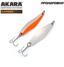 Блесна колеблющаяся Akara Expert Прохоровка 80 (25 гр) цвет 15/SIL