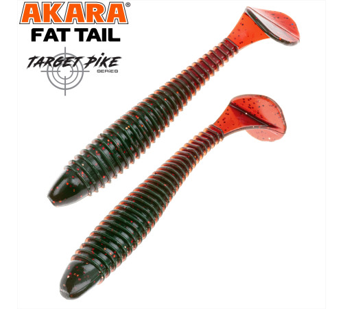Силиконовые приманки Akara Fat Tail 180 мм,  цвет #11, 3 шт.
