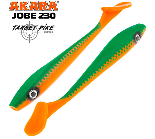 Силиконовые приманки Akara Jobe 230 мм,  цвет #300, 1 шт.