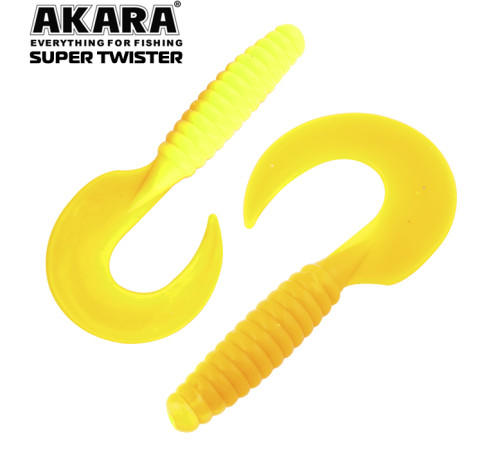 Силиконовые приманки Akara Super Twister 50 мм, цвет #84T, 4 шт.