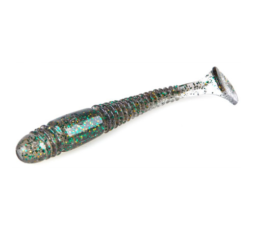 Силиконовые приманки Lucky John Pro Series TIOGA 2.9in Z11, 7шт, виброхвост