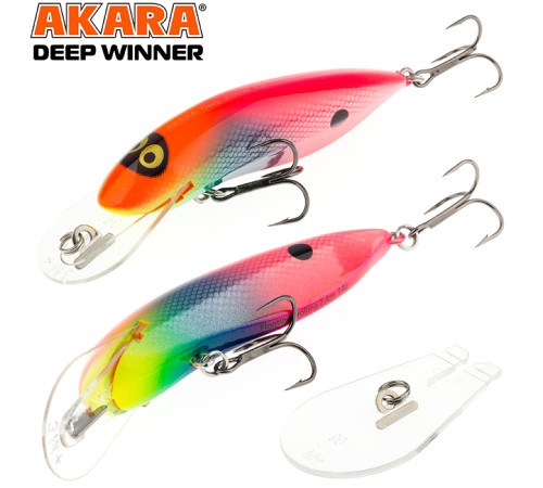 Воблер для троллинга Akara Deep Winner 85 F (цвет A67)