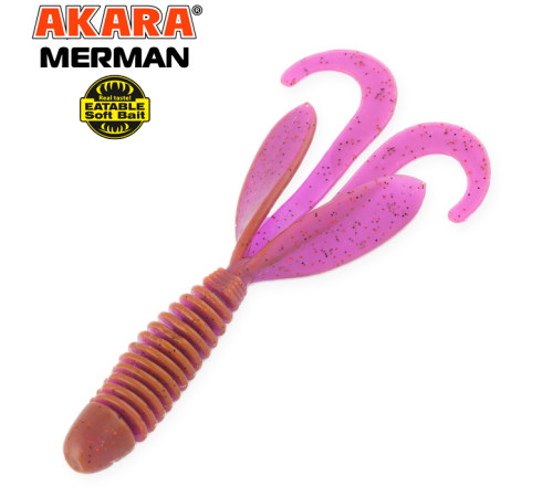 Силиконовые приманки Akara Eatable Merman 110 мм, цвет #413, 3 шт.