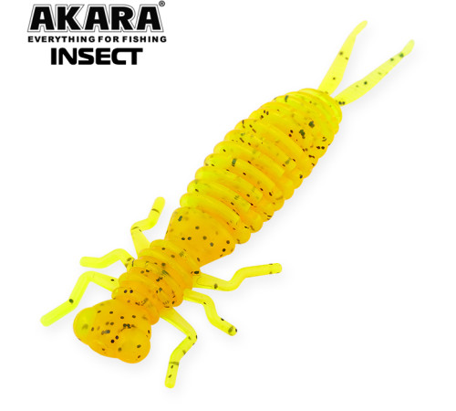 Силиконовые приманки Akara Insect 65 мм, цвет #437, 4 шт.