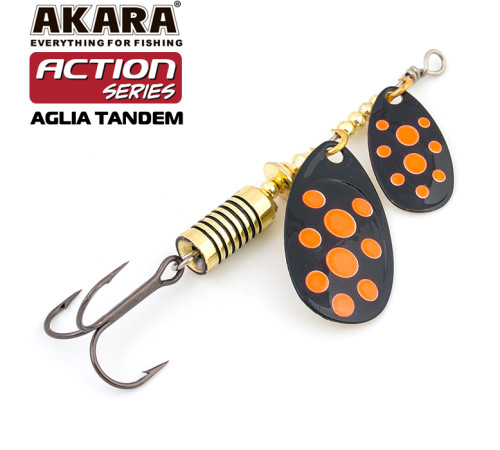 Блесна вертушка Akara Action Series Aglia Tandem №1/3 (8 гр) цвет A8