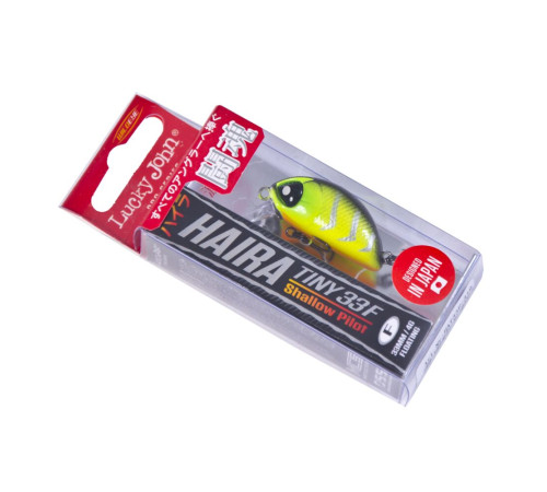 Воблер Lucky John Pro Series HAIRA TINY 33F Shallow Pilot, цвет 319