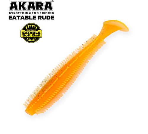 Силиконовые приманки Akara Eatable Rude 80 мм,  цвет #L18, 5 шт.