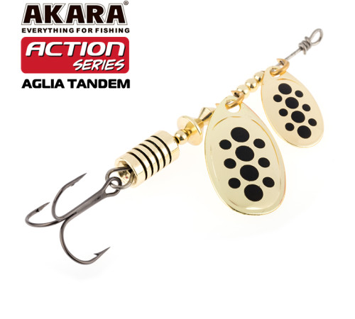 Блесна вертушка Akara Action Series Aglia Tandem №2/4 (11 гр) цвет A03