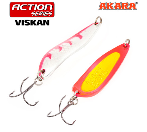 Блесна колеблющаяся Akara Action Series Viskan 65 (12 гр) цвет AB130