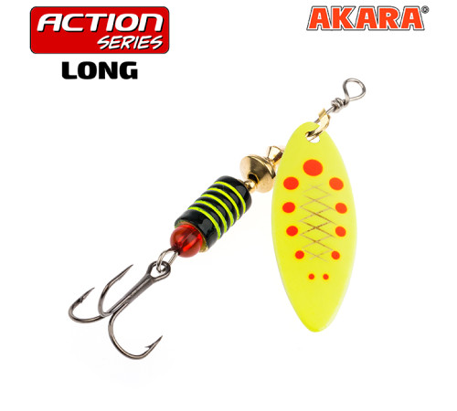 Блесна вертушка Akara Action Series Long №1+ (6.5 гр) цвет A9