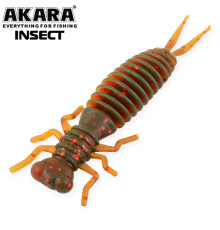 Силиконовые приманки Akara Insect 50 мм, цвет #11, 5 шт.
