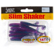 Силиконовые приманки Lucky John Pro Series SLIM SHAKER 3,0in T91, 9шт, виброхвост