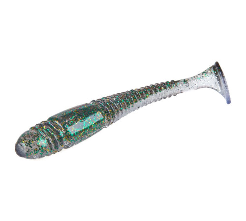 Силиконовые приманки Lucky John Pro Series TIOGA 3.9in Z11, 5шт, виброхвост