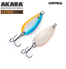 Блесна колеблющаяся Akara Expert Карась 65 (18 гр) цвет 1/Sil
