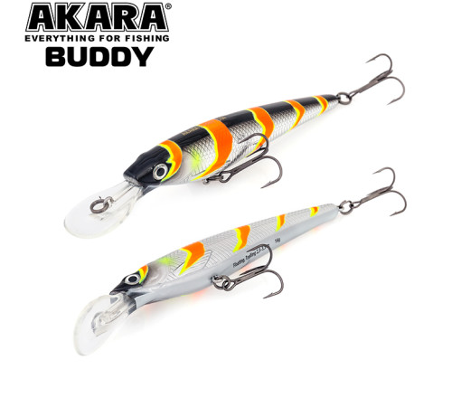 Воблер для троллинга Akara Buddy 110 F, цвет A106
