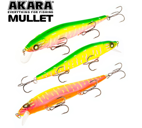 Воблер Akara Mullet 130 F (цвет A207/161)