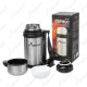 Термос TONAR 1200ML HS.TM-011  (дополн.пласт.чашка, скл.ручка, ремень)
