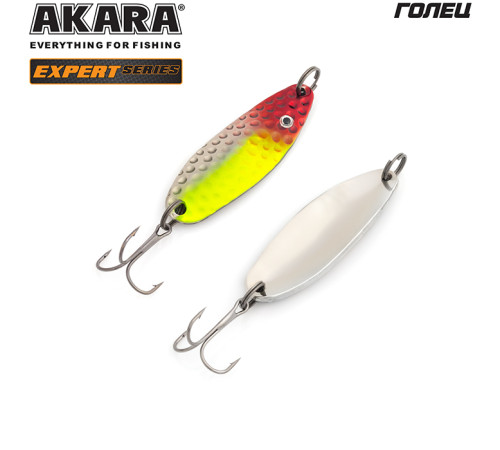 Блесна колеблющаяся Akara Expert Голец 60 (18 гр) цвет 12/SIL