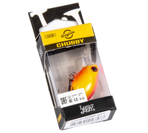 Воблер Lucky John Original CHUBBY 40F-DR, цвет 11