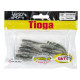 Силиконовые приманки Lucky John Pro Series TIOGA 2.4in Z11, 9шт, виброхвост