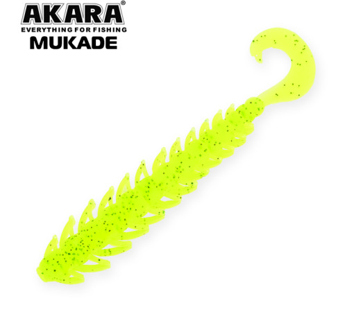 Силиконовые приманки Akara Mukade 110 мм, цвет #418, 4 шт.