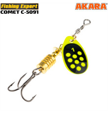 Блесна вертушка Akara Comet (10 гр) цвет 193Yl