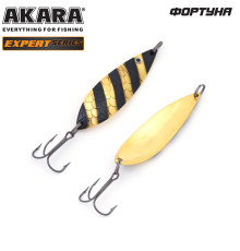 Блесна колеблющаяся Akara Expert Фортуна 80 (24 гр) цвет 14/GO