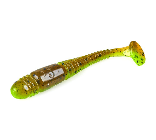 Силиконовые приманки Lucky John Pro Series TIOGA 2.9in Z15, 7шт, виброхвост