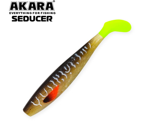 Силиконовые приманки Akara Seducer 100 мм,  цвет #R18, 3 шт.