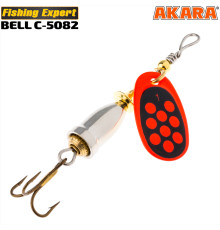 Блесна вертушка Akara Bell C-5082 (4 гр) цвет 194/YL-Red