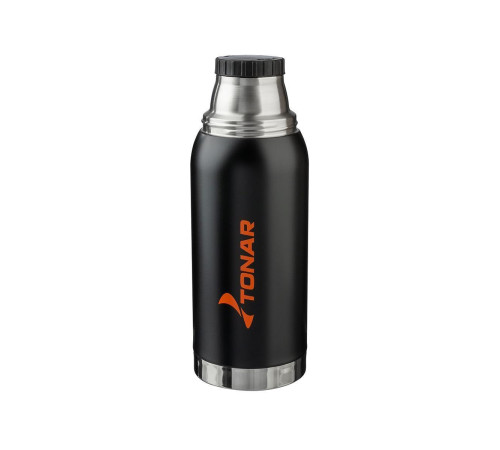 Термос TONAR 1000ML HS.TM-039  черный (2 крышки-кружки)