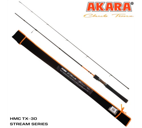 Спиннинг Akara Chub Time, углеволокно, 2.13 м, тест: 1.2-7 г, 84 г