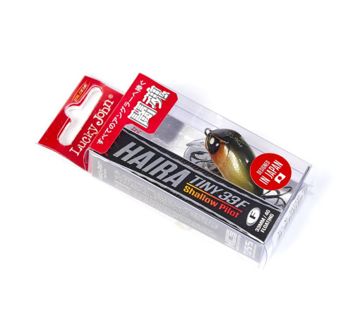 Воблер Lucky John Pro Series HAIRA TINY 33F Shallow Pilot, цвет 401